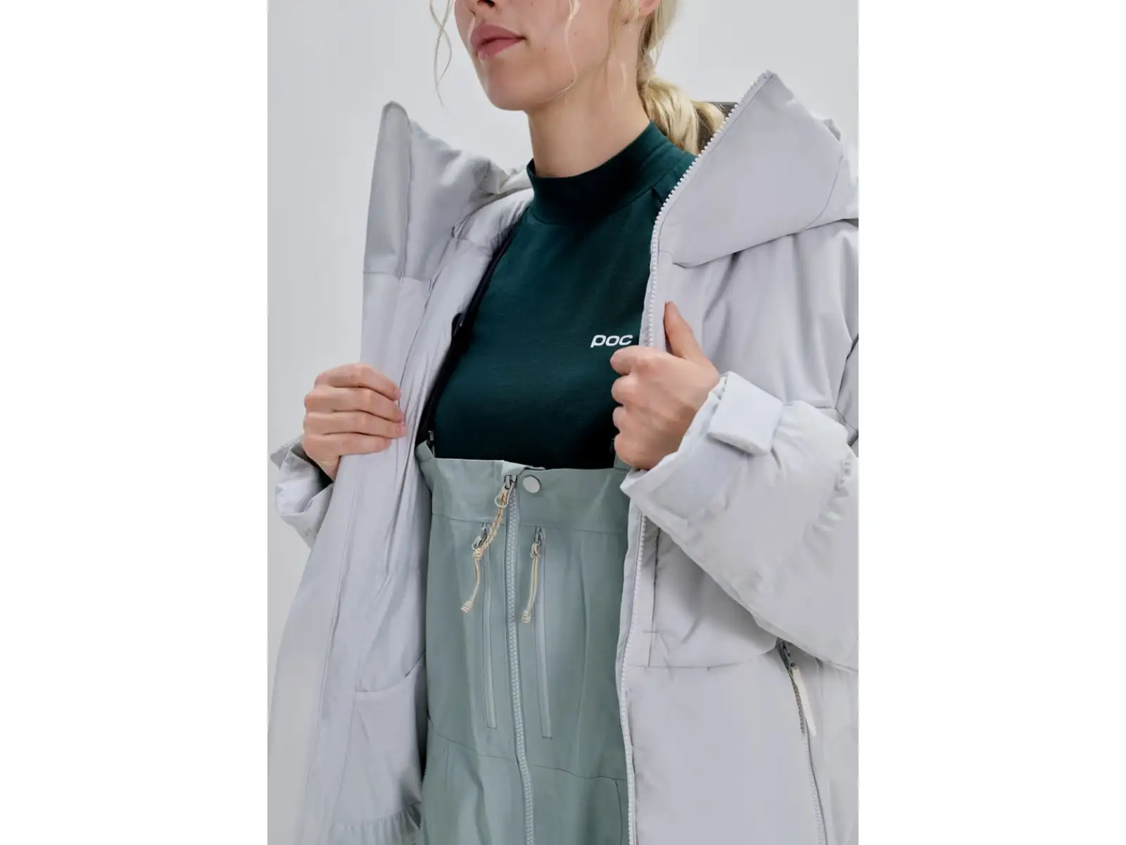 POC Loft Jacket damska kurtka narciarska Granite Grey