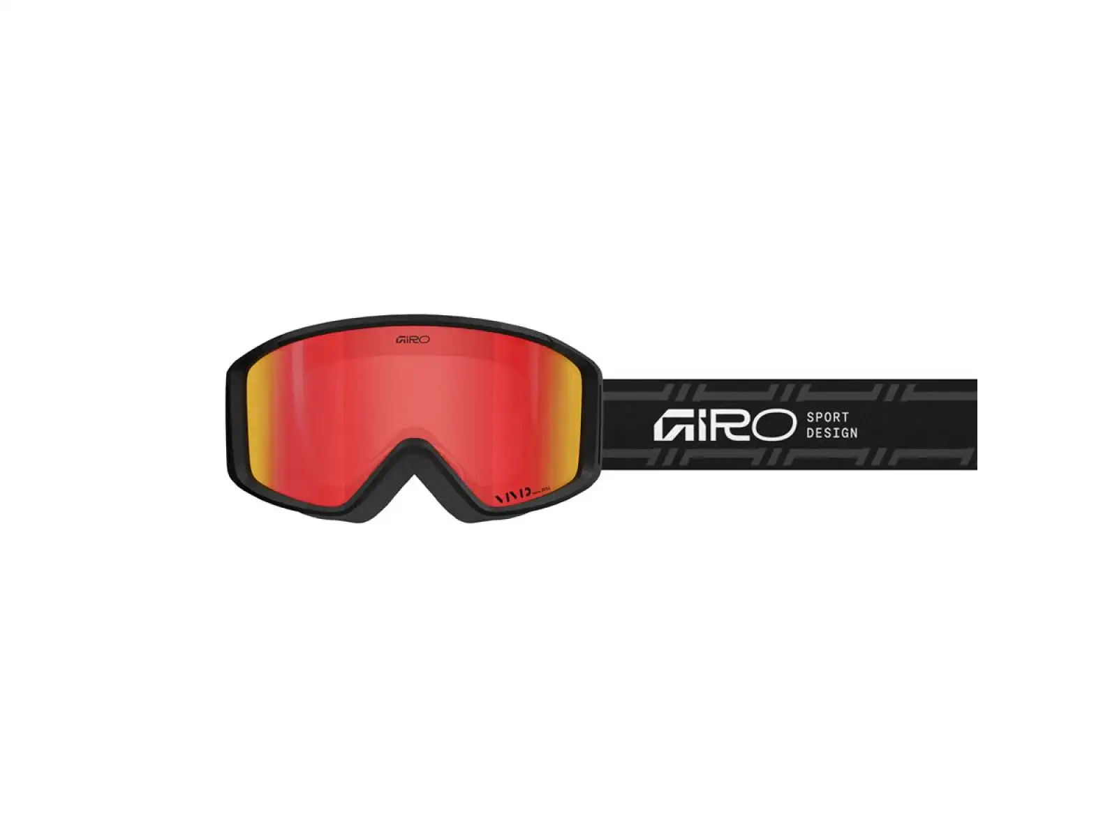 Giro Index 2.0 gogle narciarskie Black Stacked|Amber Scarlet