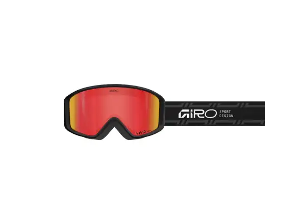 Giro Index 2.0 gogle narciarskie Black Stacked|Amber Scarlet