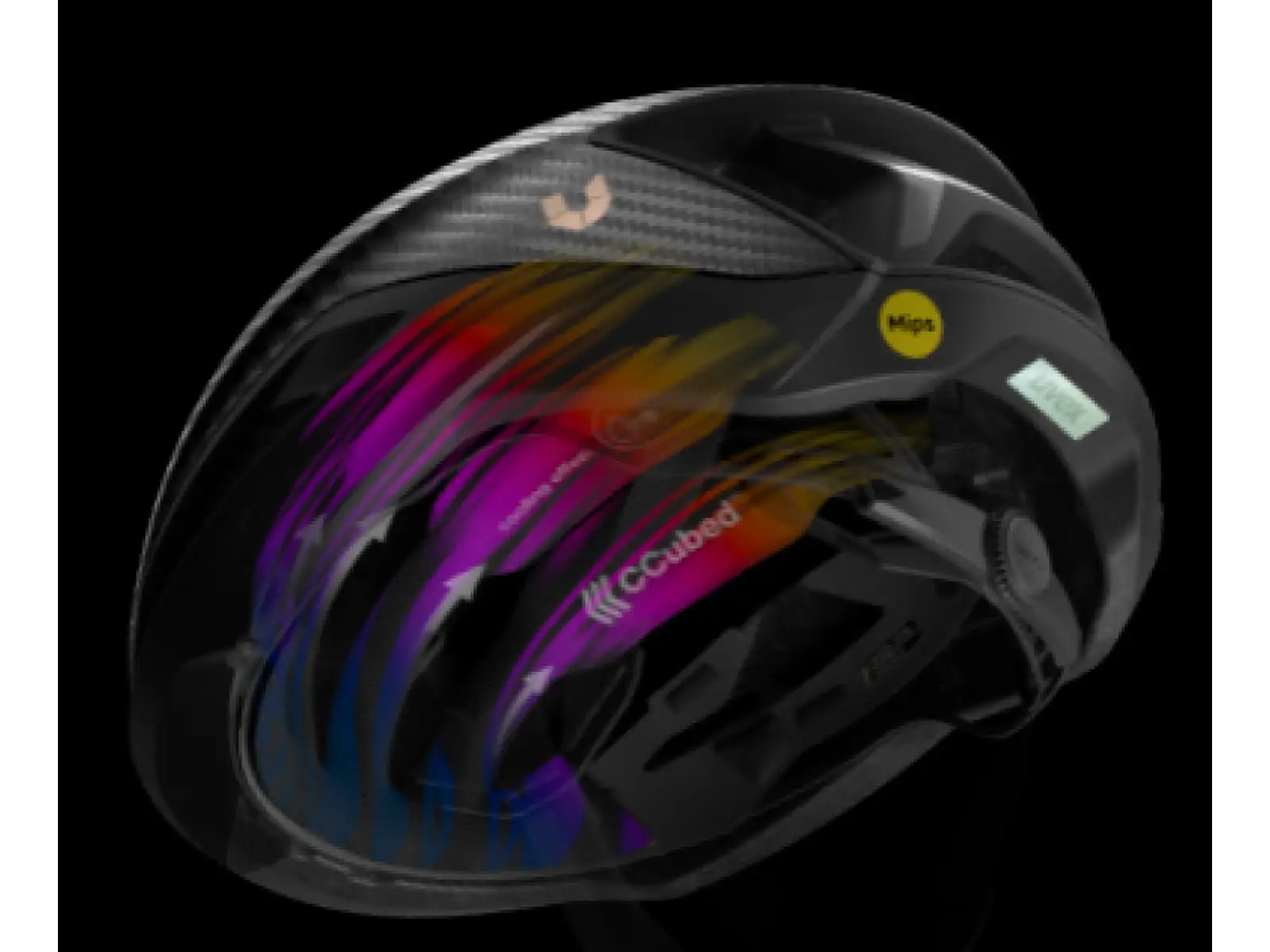 Uvex Ultimate Surge Carbon Mips kask rowerowy All Black Matt
