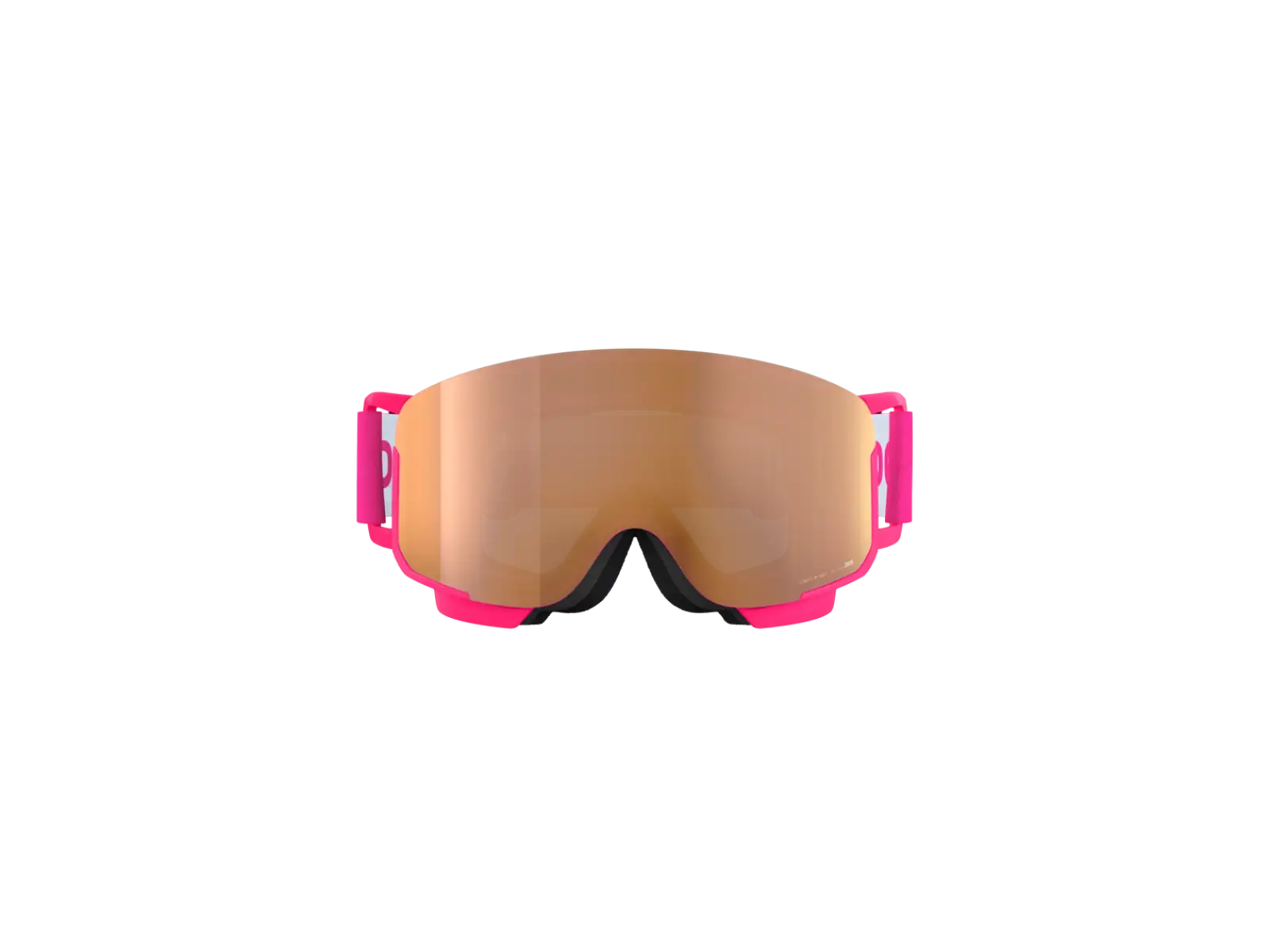 POC POCito Nexal dziecięce gogle narciarskie Fluorescent Pink/Partly Sunny Light Orange