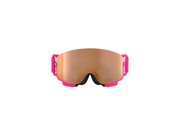 POC POCito Nexal dziecięce gogle narciarskie Fluorescent Pink/Partly Sunny Light Orange