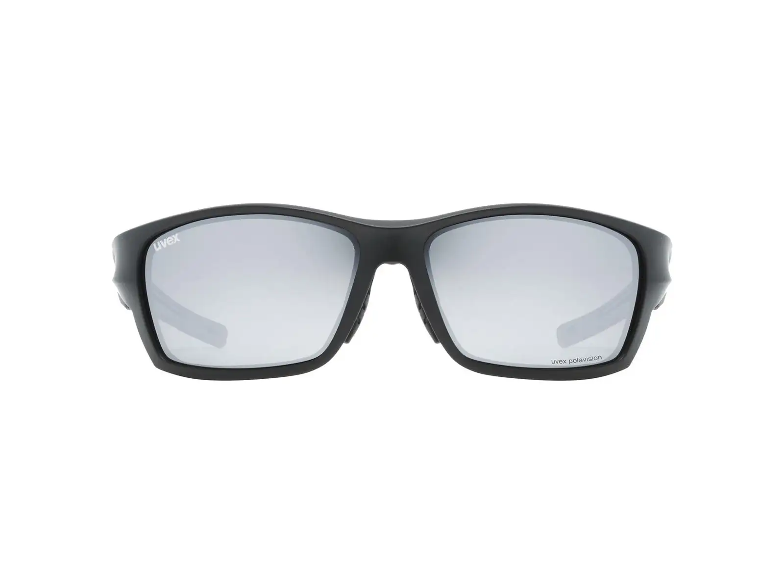 Uvex Sportstyle 232 P okulary Black Mat Red/Polavision Mirror Silver