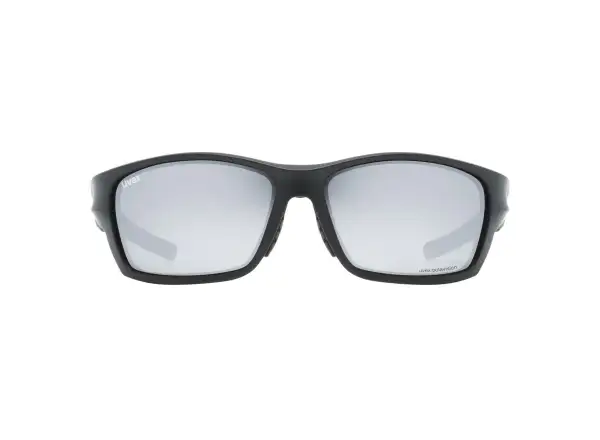 Uvex Sportstyle 232 P okulary Black Mat Red/Polavision Mirror Silver