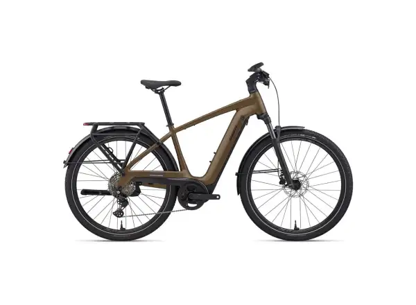 Giant Explore E+ 3 Pro DD rower trekkingowy elektryczny Pyrite Brown