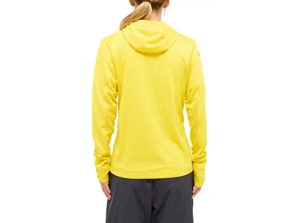 Haglöfs L.I.M Mid Multi Hood damska bluza z kapturem żółta