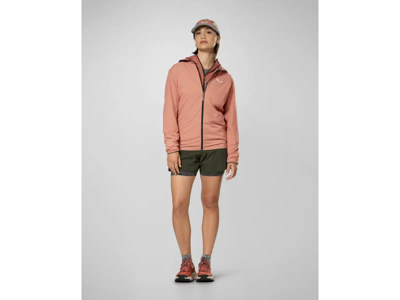 Salewa Pedroc Wind Light damska kurtka Desert Pink