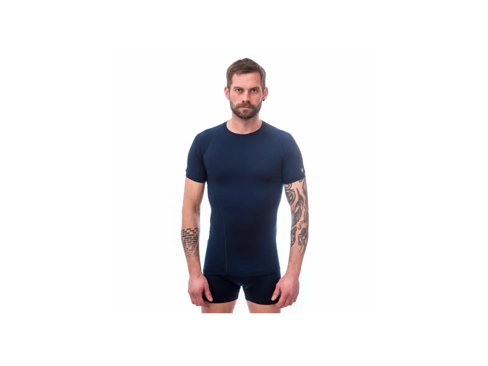 Sensor Merino Active męska koszulka krótki rękaw Deep Blue