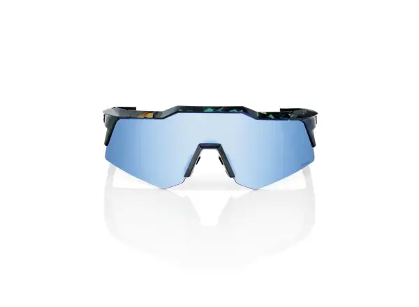 100% Speedcraft XS okulary Black Holographic/HiPER Blue Multilayer Mirror