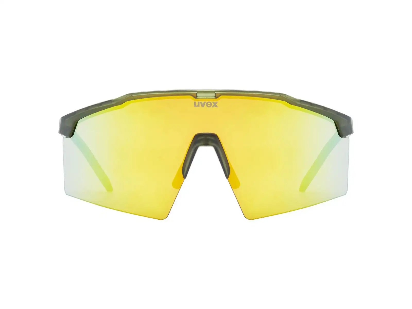 Uvex Flowline okulary słoneczne Olive Matt/Mirror Gold