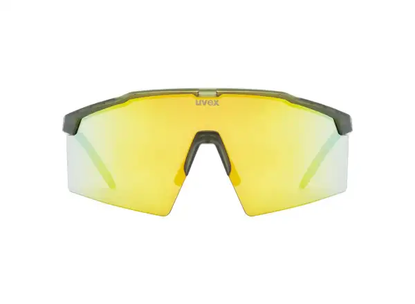 Uvex Flowline okulary słoneczne Olive Matt/Mirror Gold