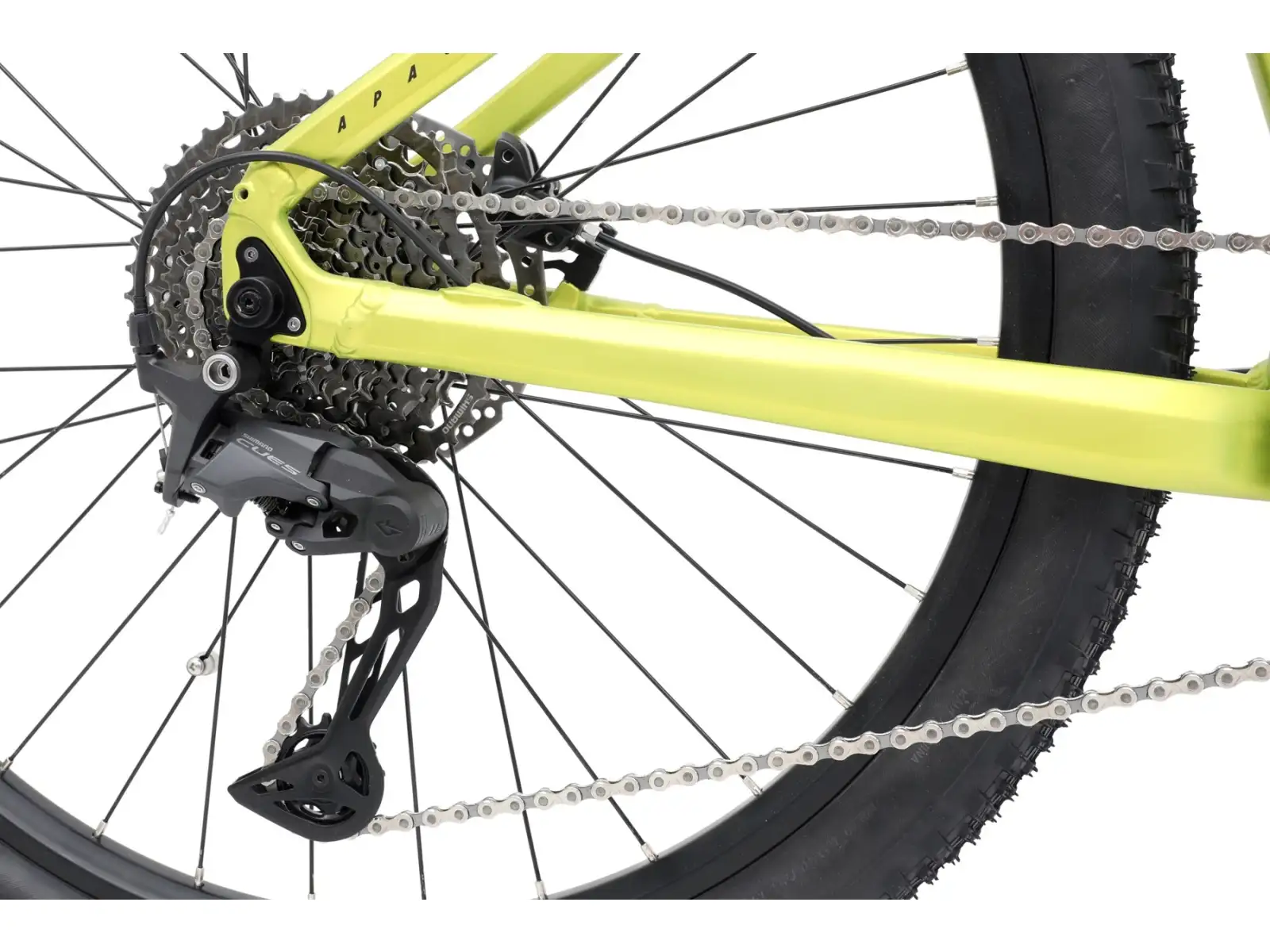 Apache Hawk 1 MX 720 Wh górski rower elektryczny fluo żółta