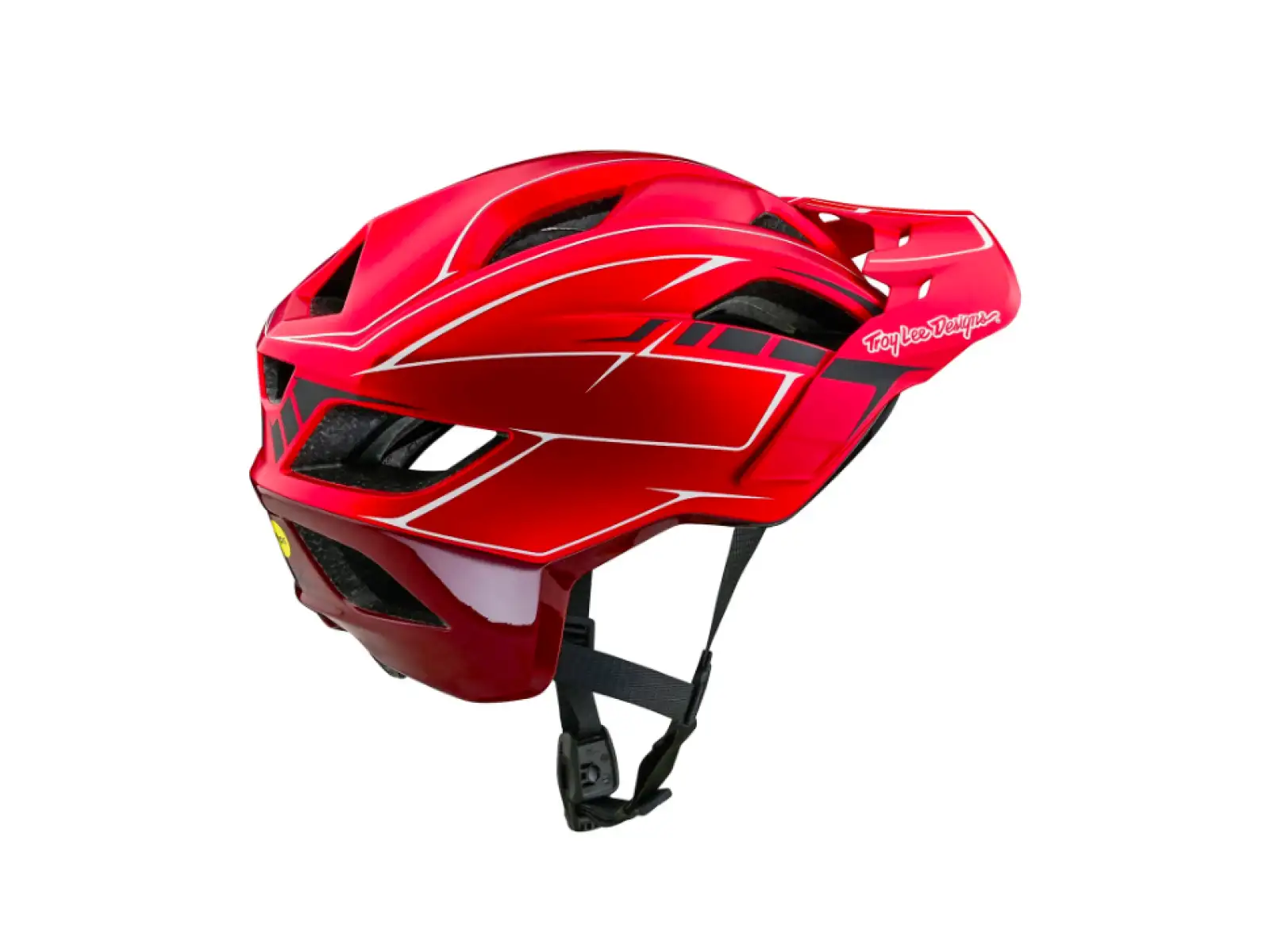 Troy Lee Designs Flowline SE Mips kask Pinstripe Red