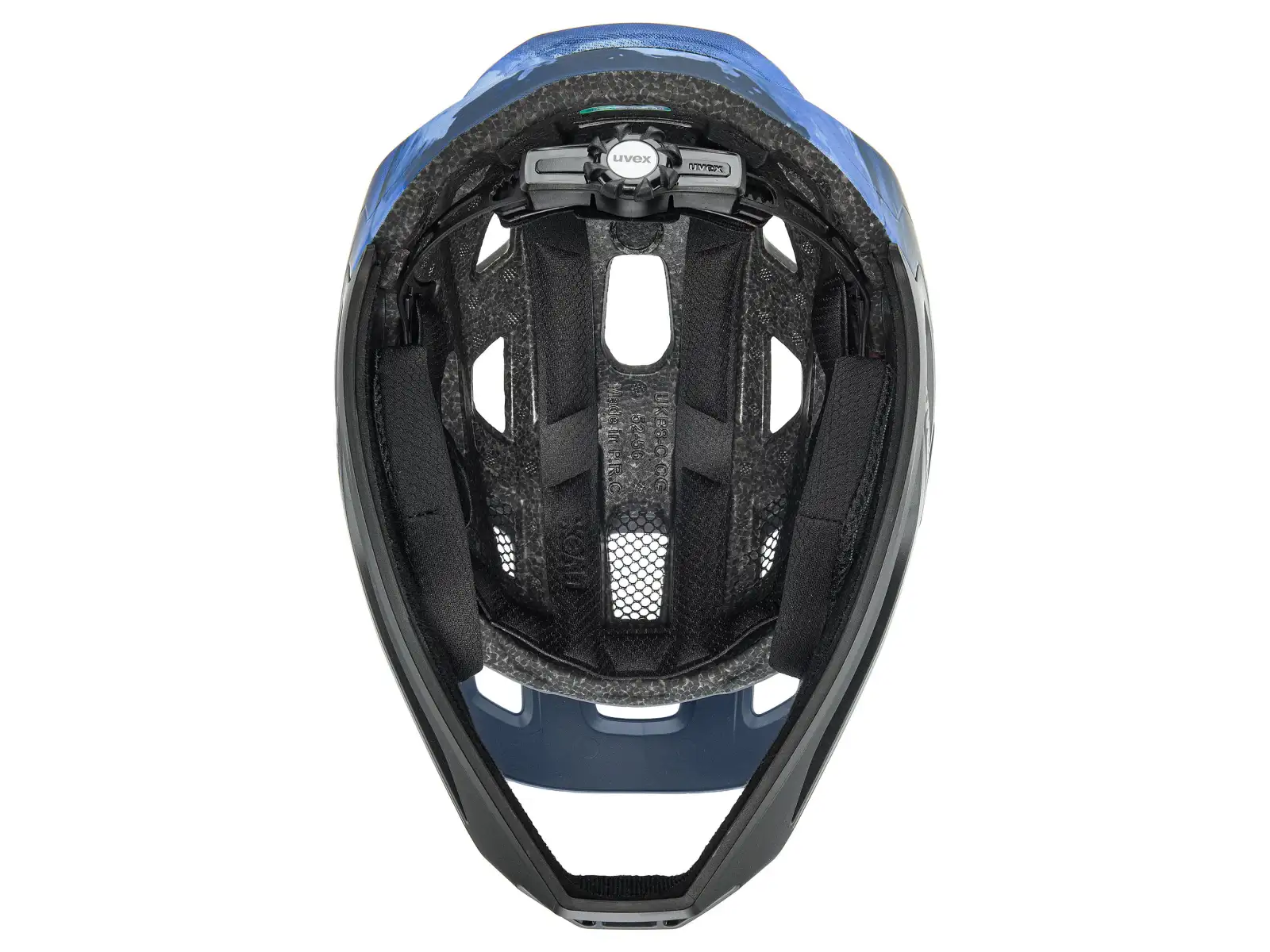 Uvex React JR kask MTB fullface Dusk blue matt