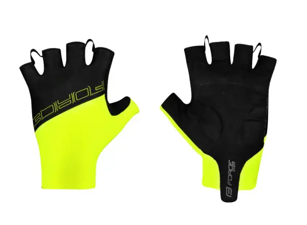 Force Even krótkie rękawice fluo/czarna