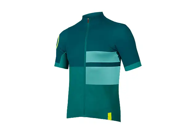 Endura FS260 Print męska koszulka z krótkim rękawem Emerald green
