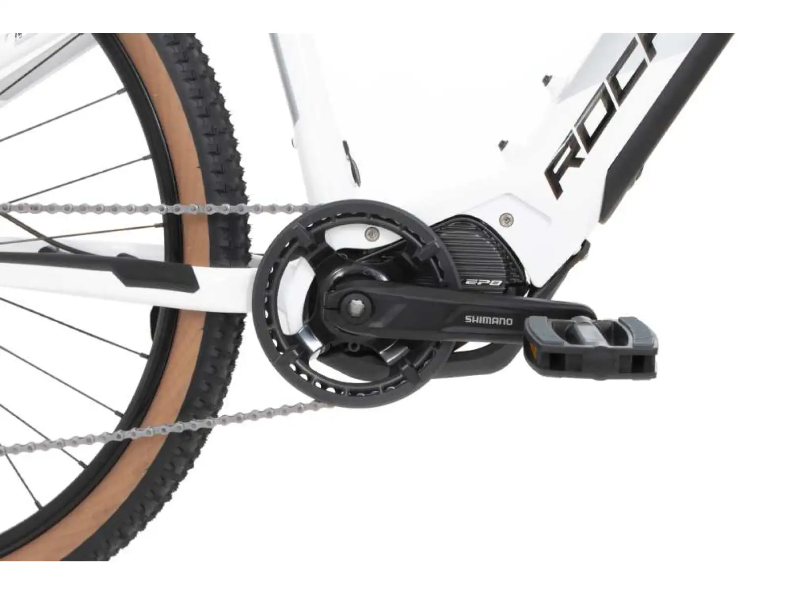 Rock Machine Torrent e90-29 górski rower elektryczny Gloss White/Black/Silver
