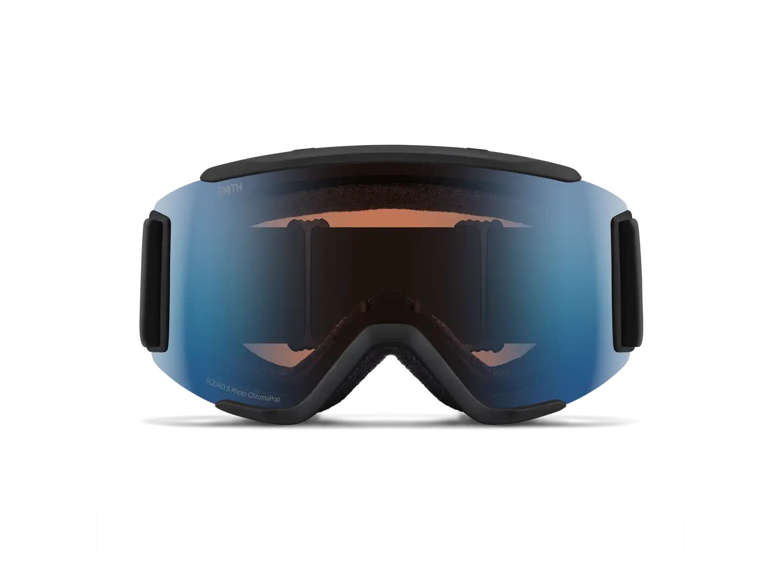Smith Squad S gogle narciarskie Black / ChromaPop Pro Photochromic Blue Mirror