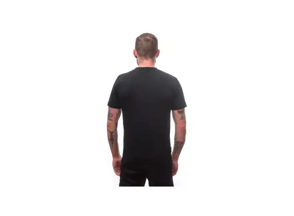 Sensor Merino Active PT Van Life męska koszulka krótki rękaw czarna