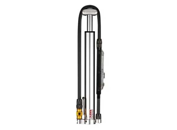Lezyne Micro Floor Drive Digital HPG pompka srebrny/hi-gloss