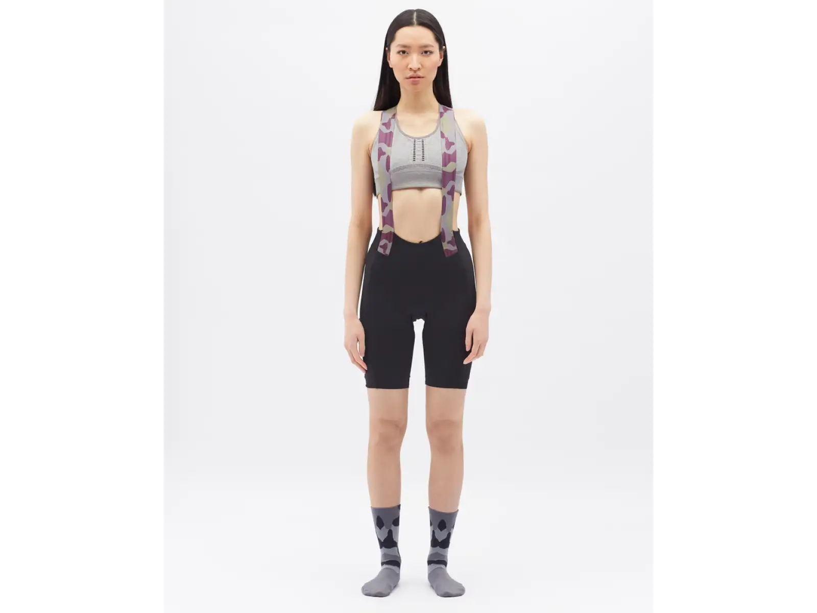 Silvini Salia damskie szorty z szelkami Black