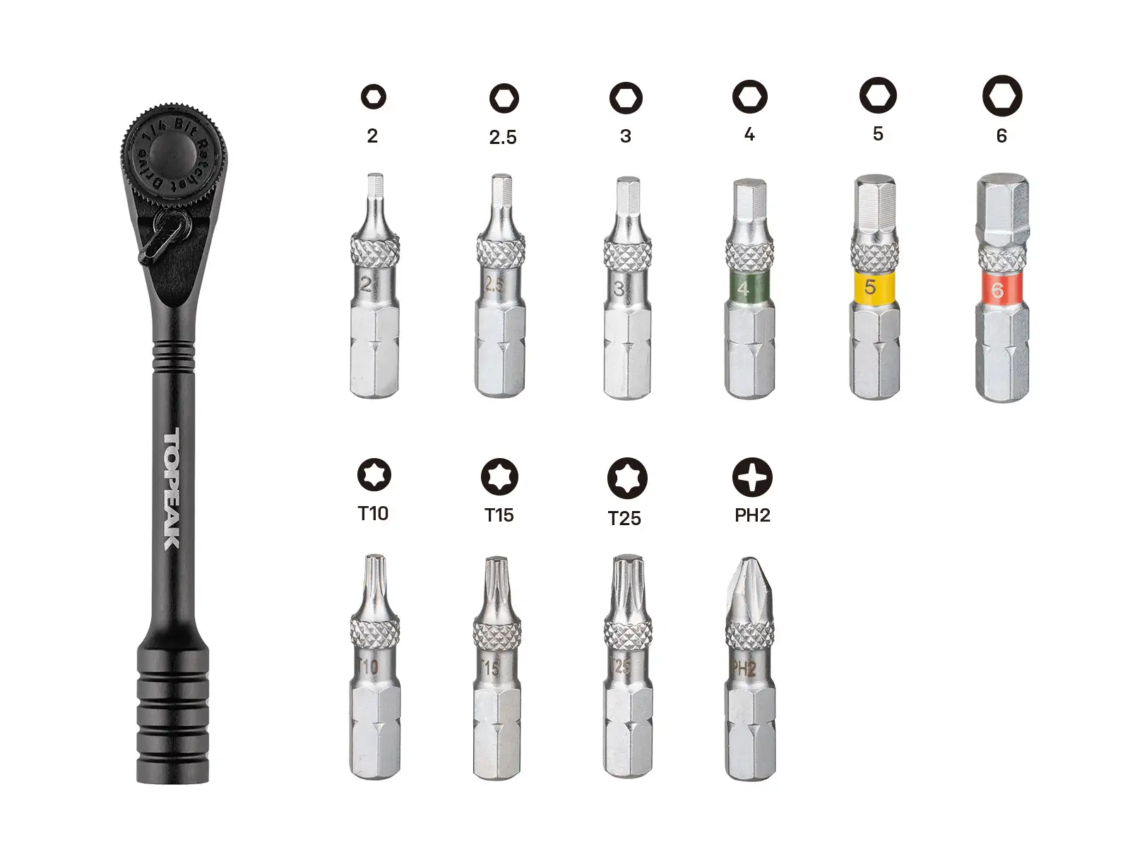 Topeak Ratchet Rocket Essential grzechotka z bitami