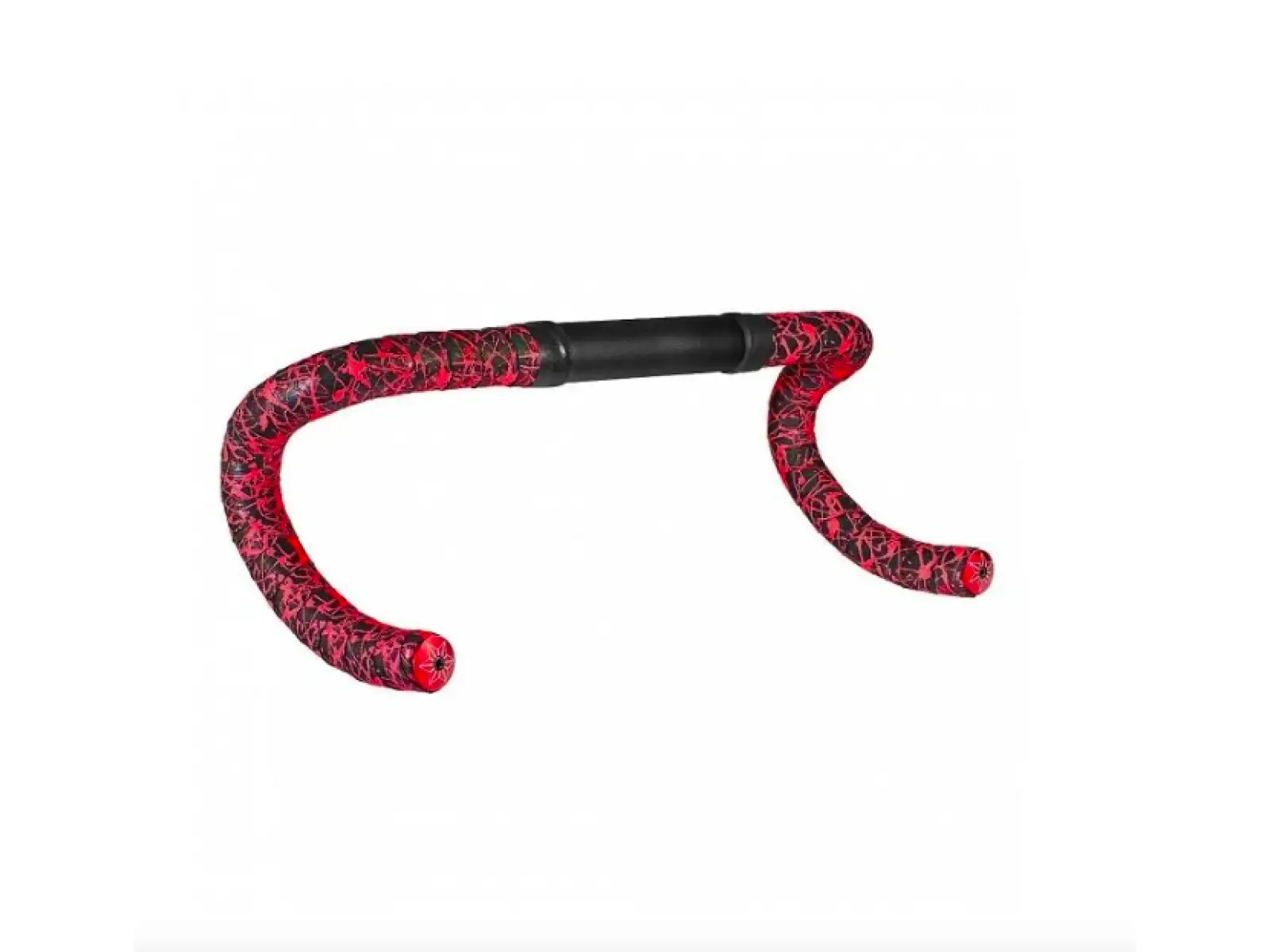Supacaz Super Sticky Kush Splat owijka Neon Red/Red zatyczki
