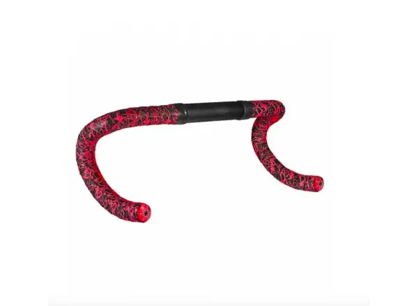 Supacaz Super Sticky Kush Splat owijka Neon Red/Red zatyczki