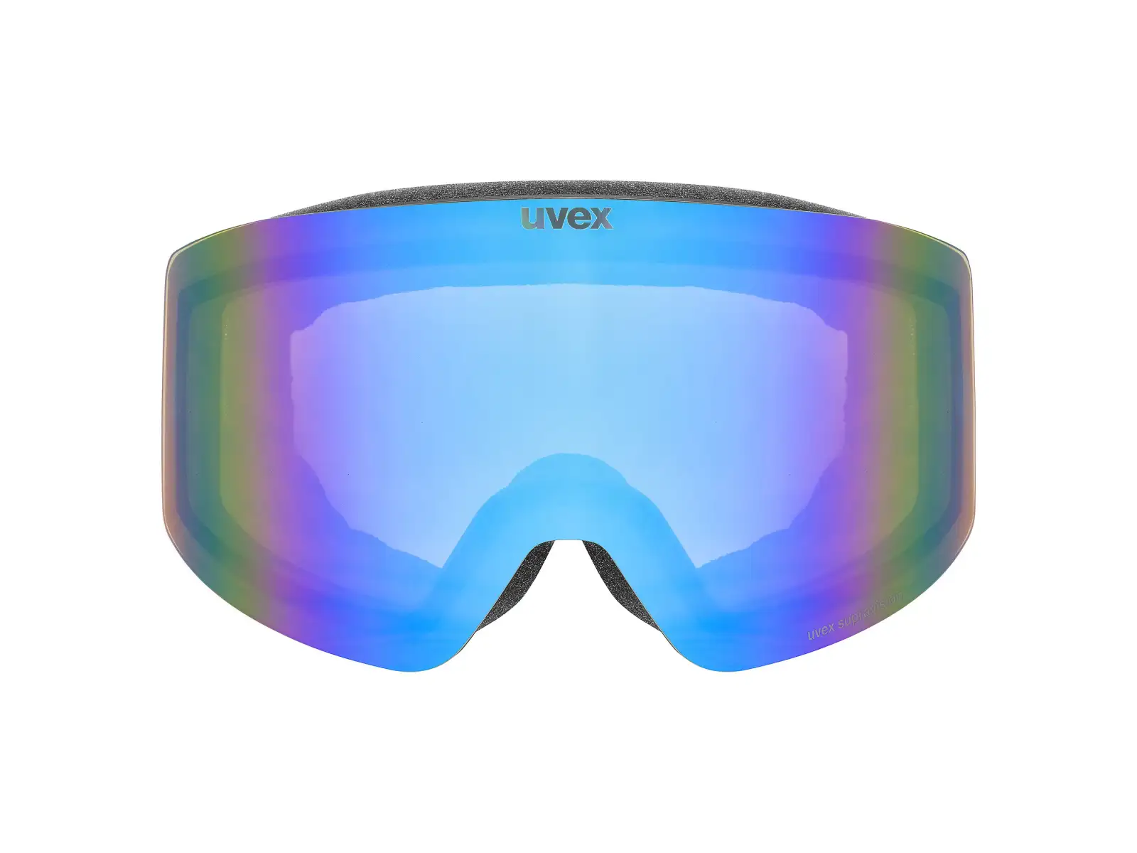 Uvex Provoque FM gogle narciarskie black matt/blue - green