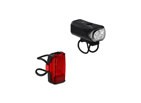 Lezyne KTV Drive 300+/KTV+ Drive zestaw przedniego i tylnego światła