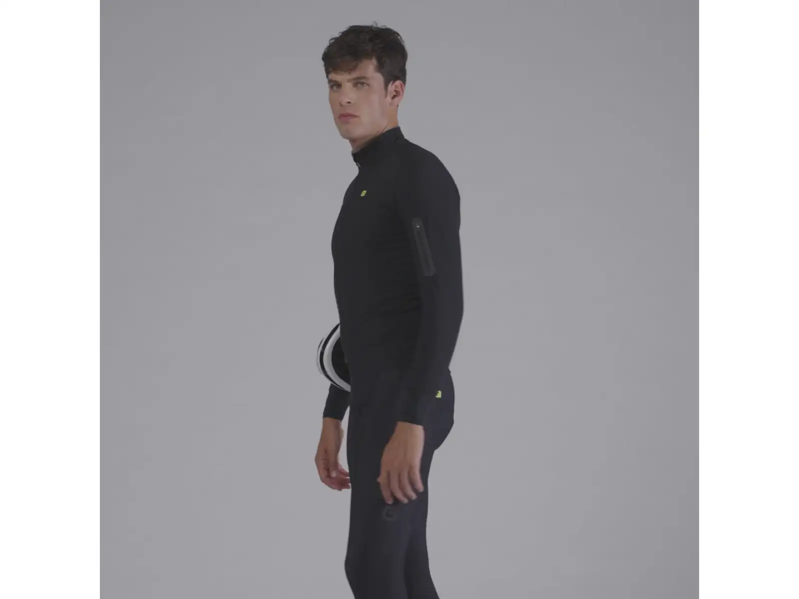 Alé R-EV1 Thermo Shield męska zimowa kurtka rowerowa Black