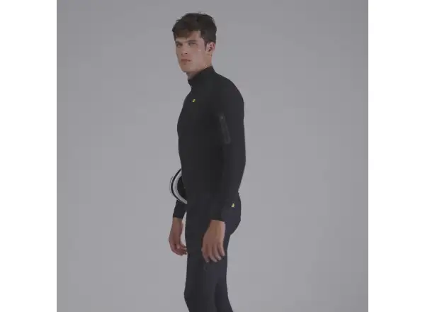 Alé R-EV1 Thermo Shield męska zimowa kurtka rowerowa Black