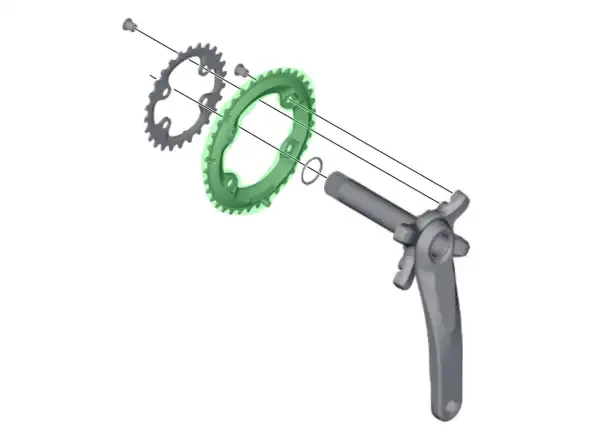 Shimano XT FC-M8000-2 tarcza 34 zęby