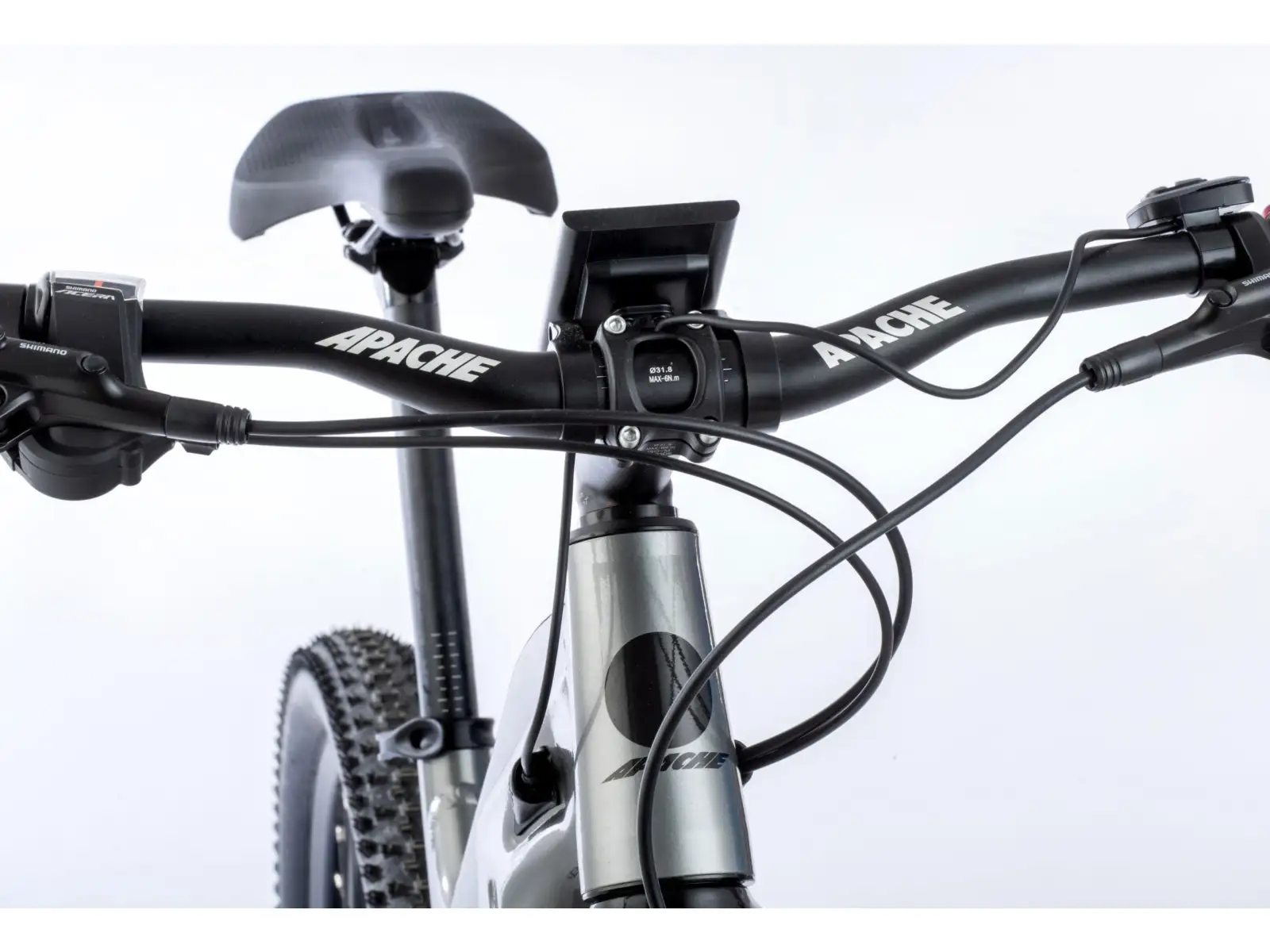 Apache Hupahu MX1 510 840Wh 48V górski rower elektryczny Silver