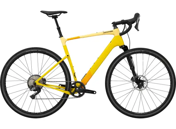 Cannondale Topstone Carbon 2 Lefty gravel rower Laguna Yellow