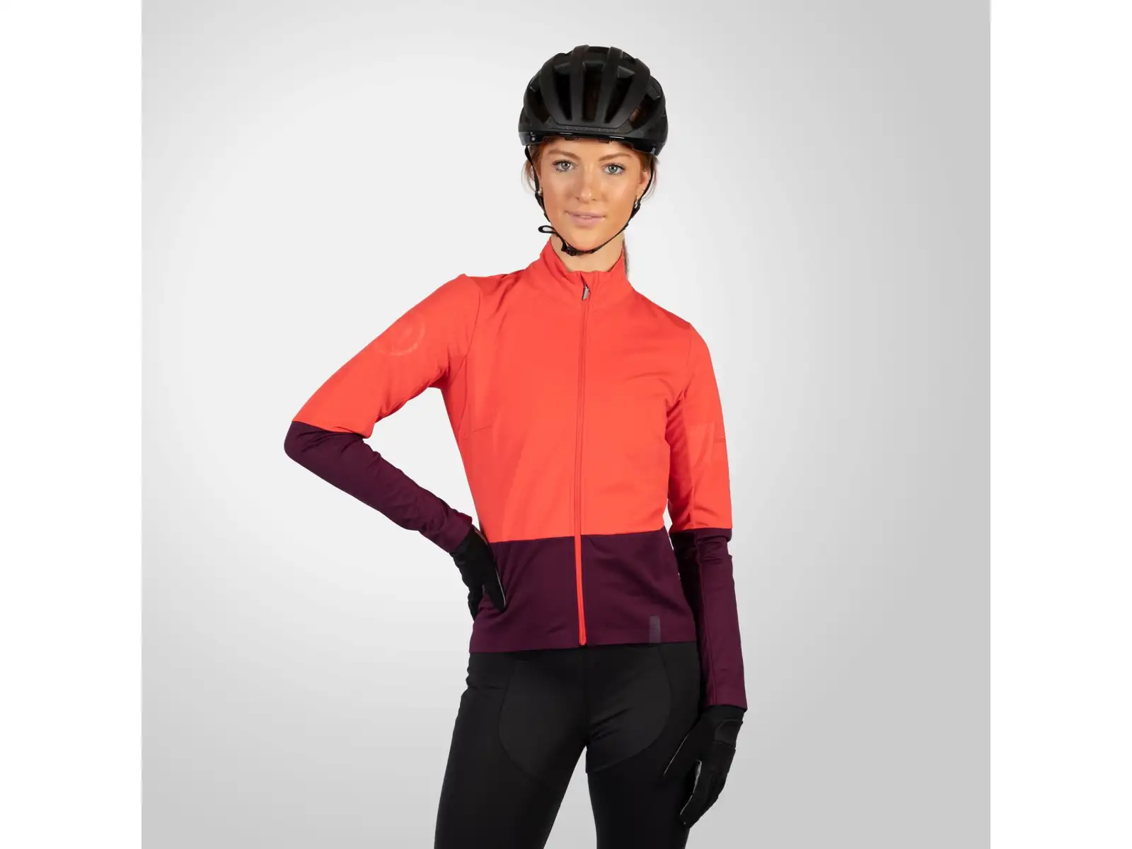 Endura FS260 JetStream damska koszulka z długim rękawem Aubergine