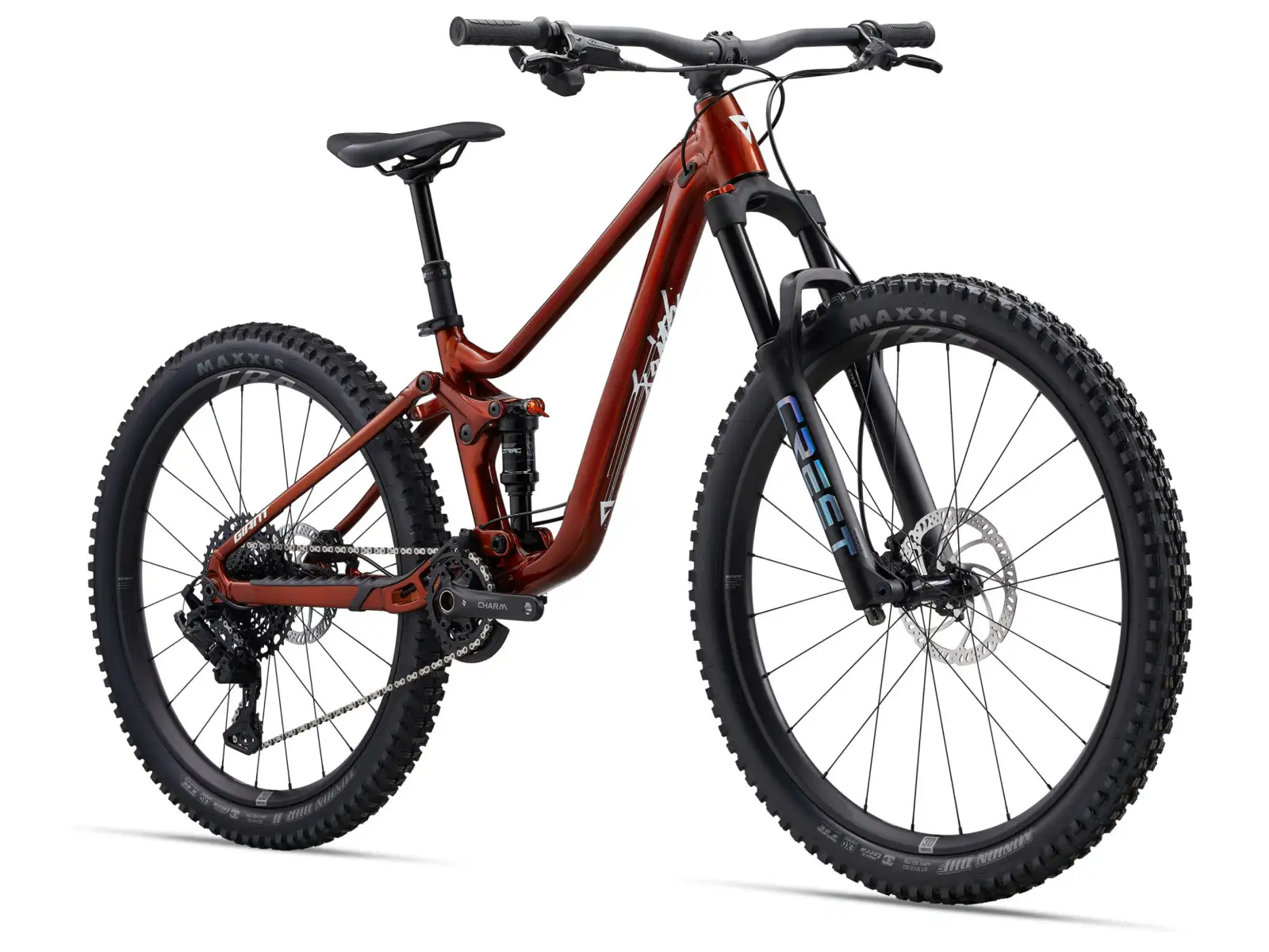Giant Faith 27,5"/26" dziecięcy rower pełnym zawieszeniem Copper