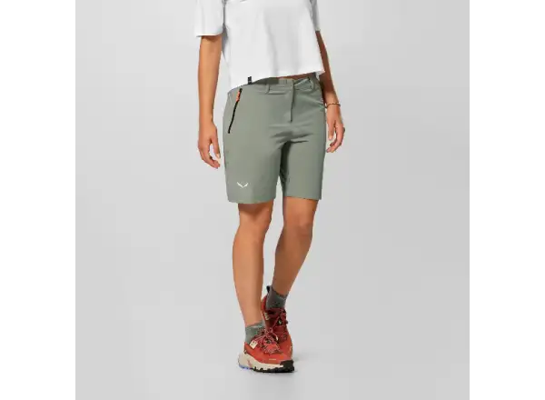 Salewa Puez Talvena Durastretch damskie spodenki Faded Green