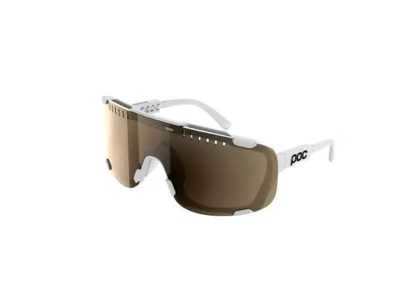 POC Devour Mid + okulary przeciwsłoneczne Hydrogen White/Clarity Trail/Partly Sunny Silver