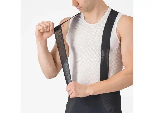 Castelli A/C męskie spodenki z wkładką i szelkami Black