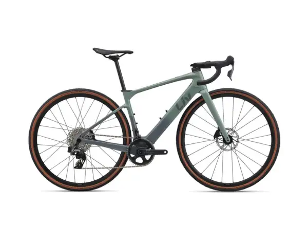 Liv Avail Advanced E+ Elite AR szosowy rower elektryczny Eucalyptus/Ocean Storm
