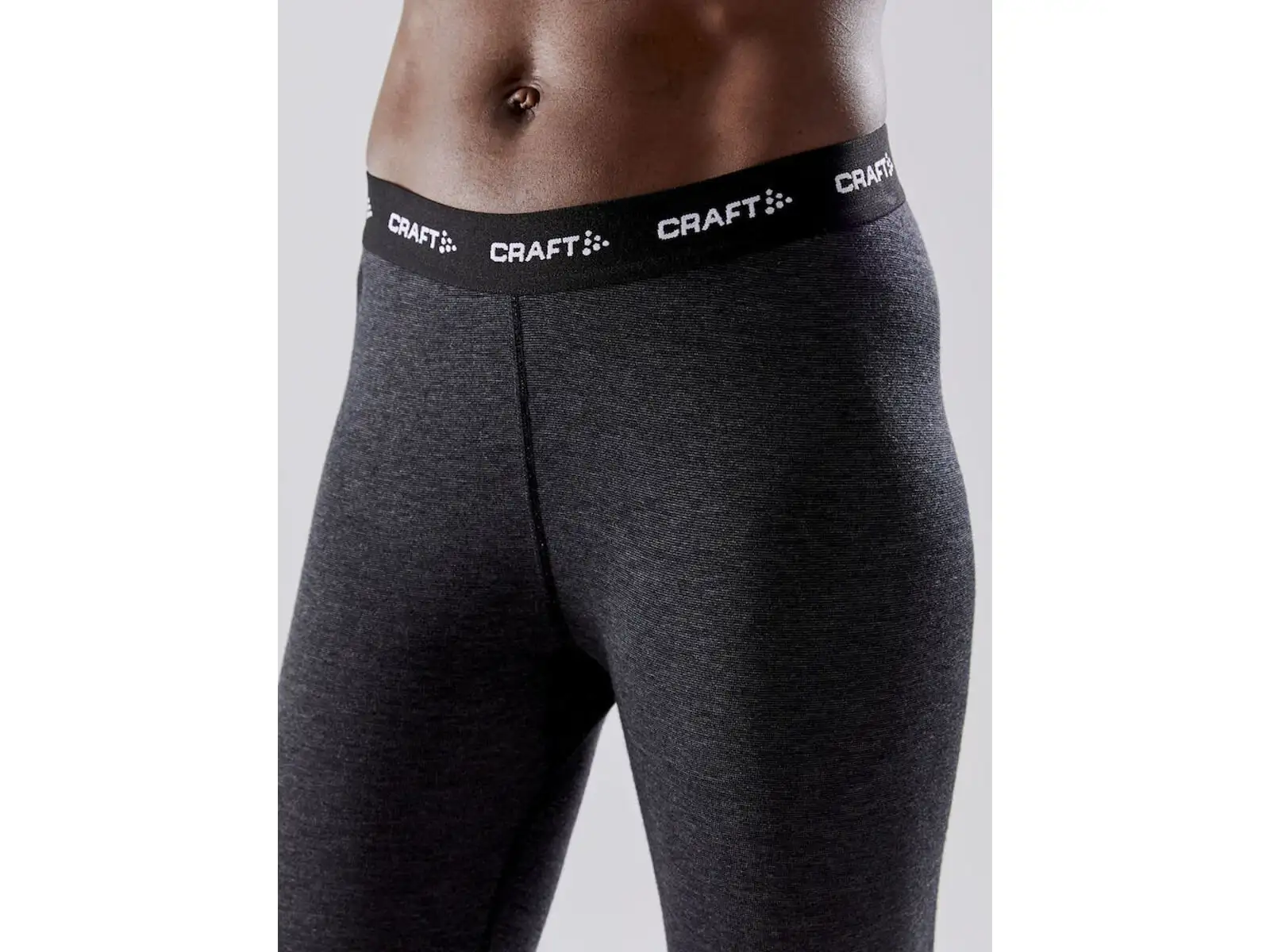 Craft Core Wool Merino damski zestaw koszulka długi rękaw+spodnie czarna