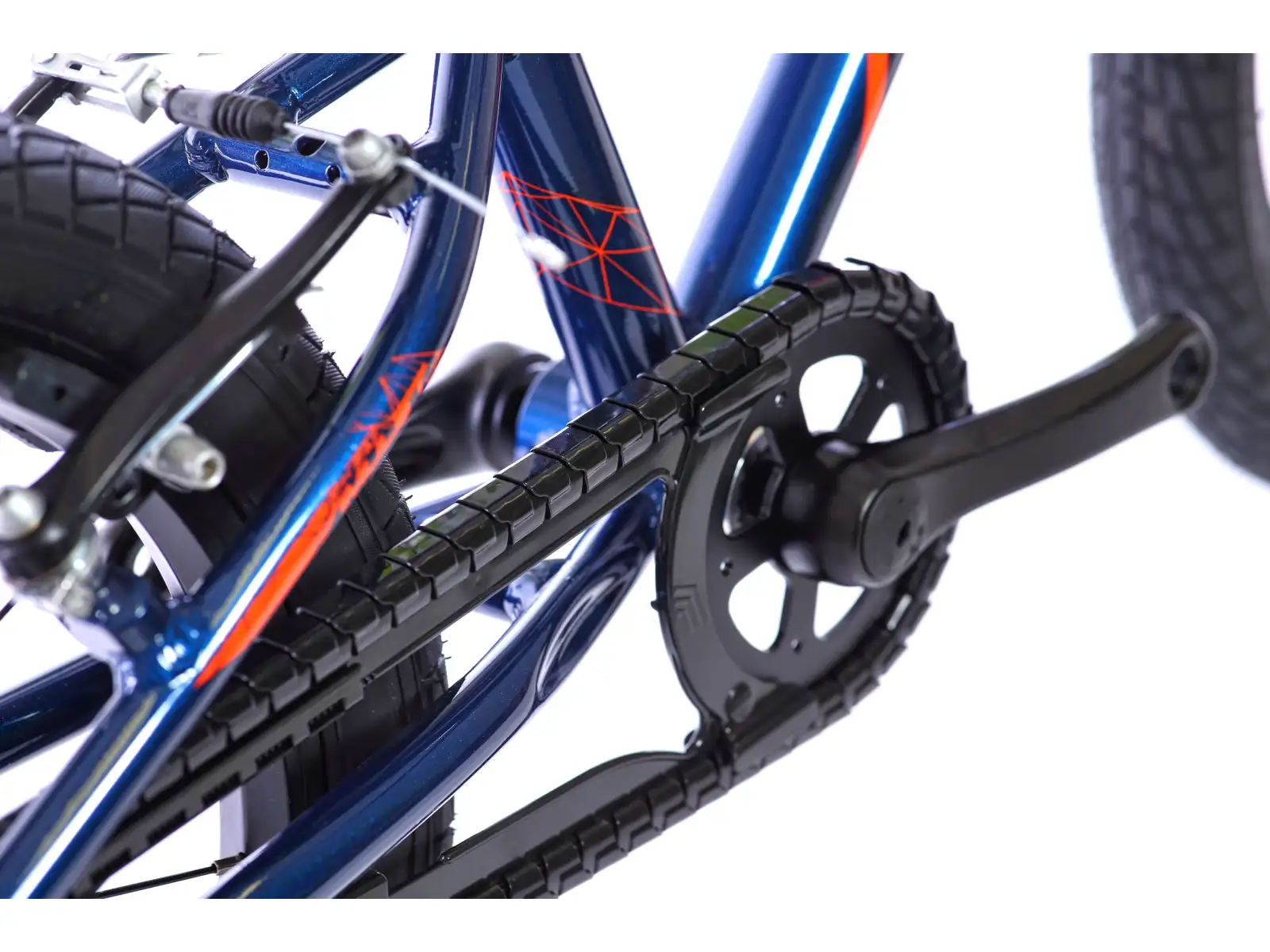 Amulet 16 Mini Superlite dark blue metalic/orange shiny rower dziecięcy