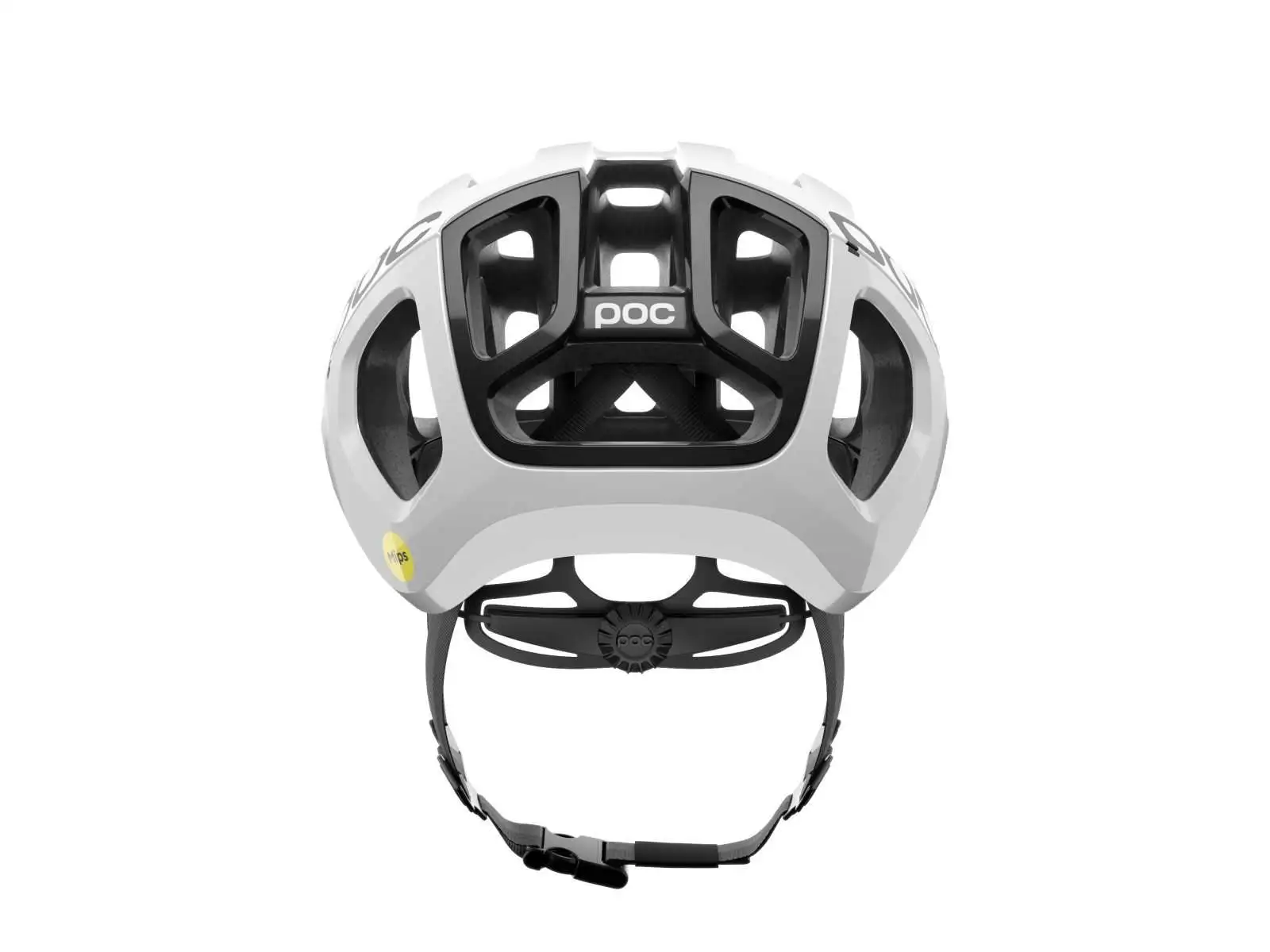 POC Ventral Air MIPS kask szosowy Hydrogen White/Uranium Black Matt/Logo