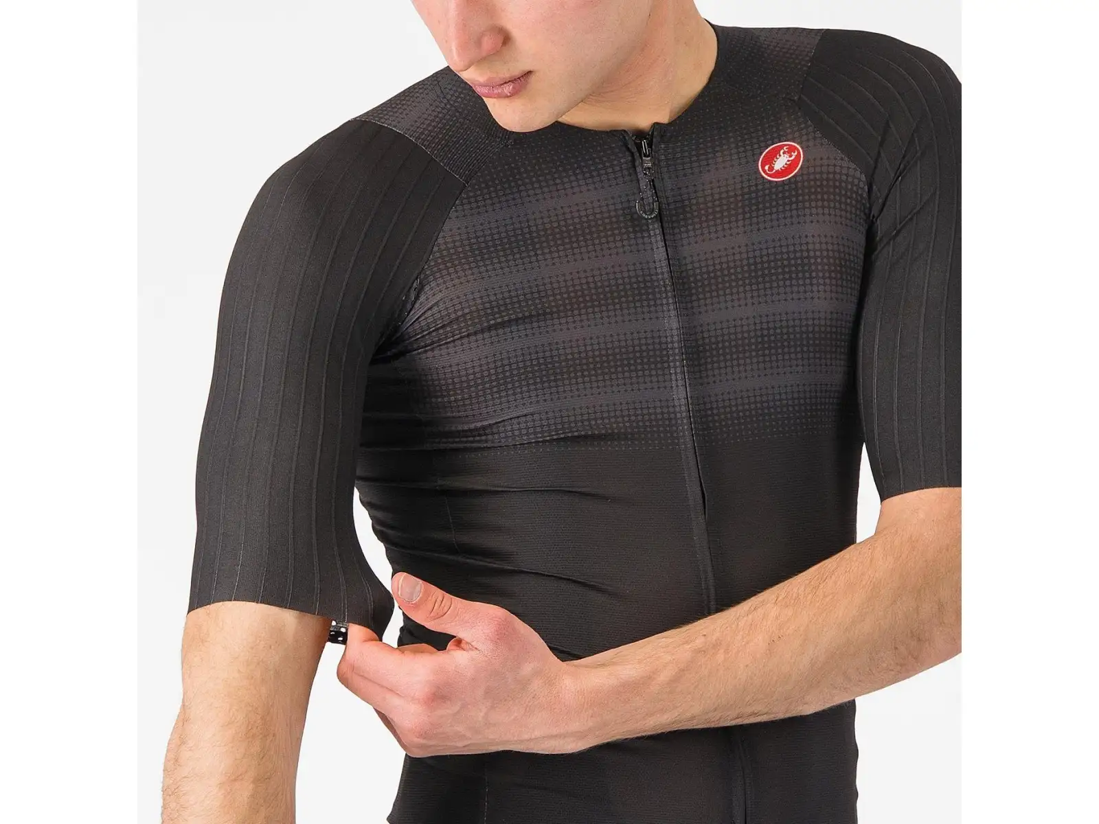 Castelli Aero Race 8S męska koszulka krótki rękaw Black