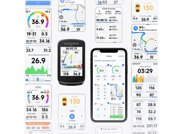Magene C606 V2 GPS komputer rowerowy