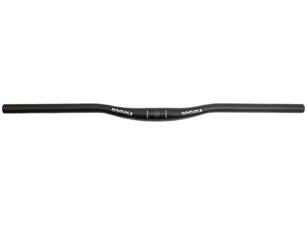 MAX1 Al kierownica 31,8x720 mm wznos 25 mm czarna