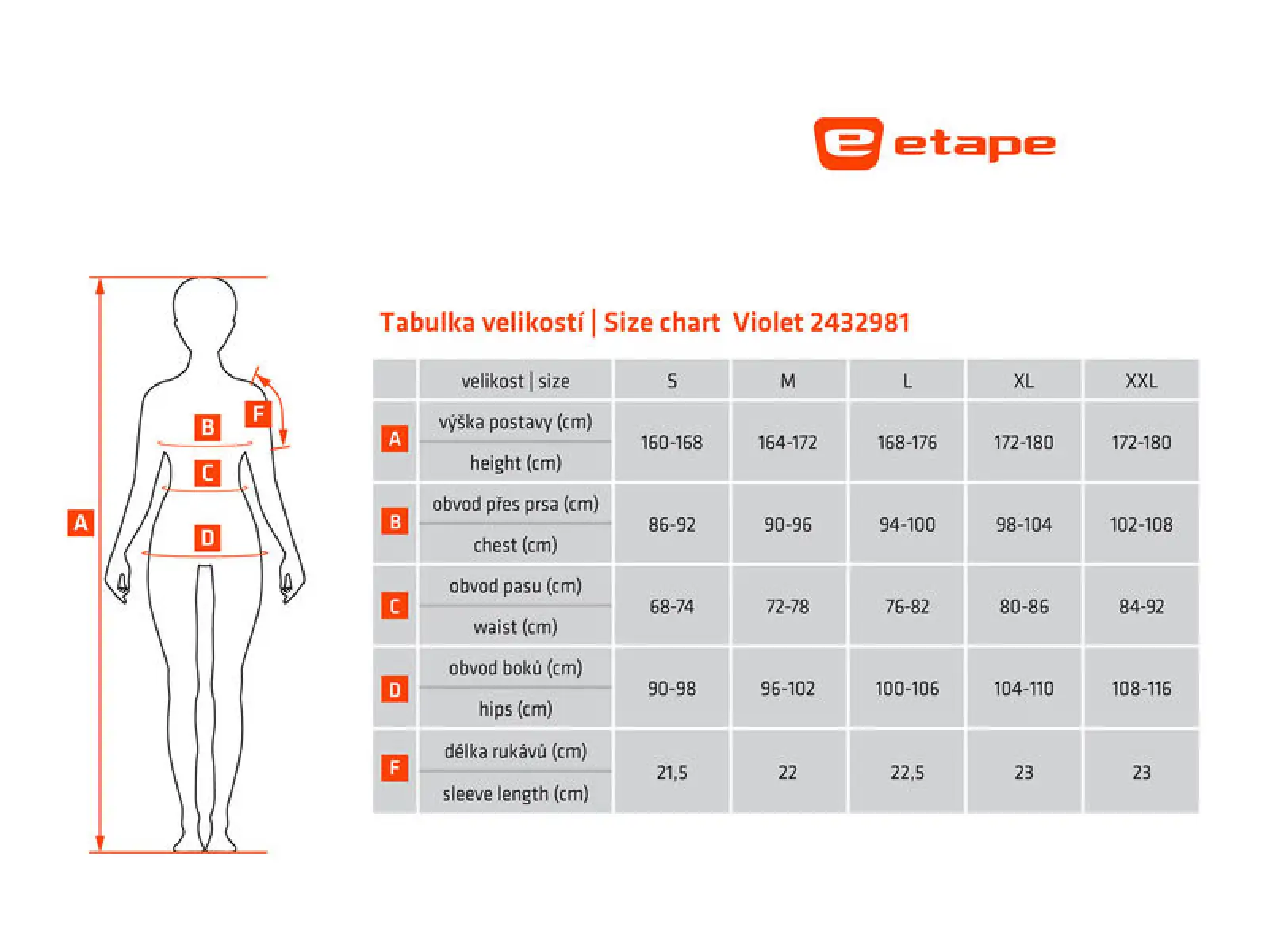 Etape Violet damski dres krótki rękaw Mint/Black