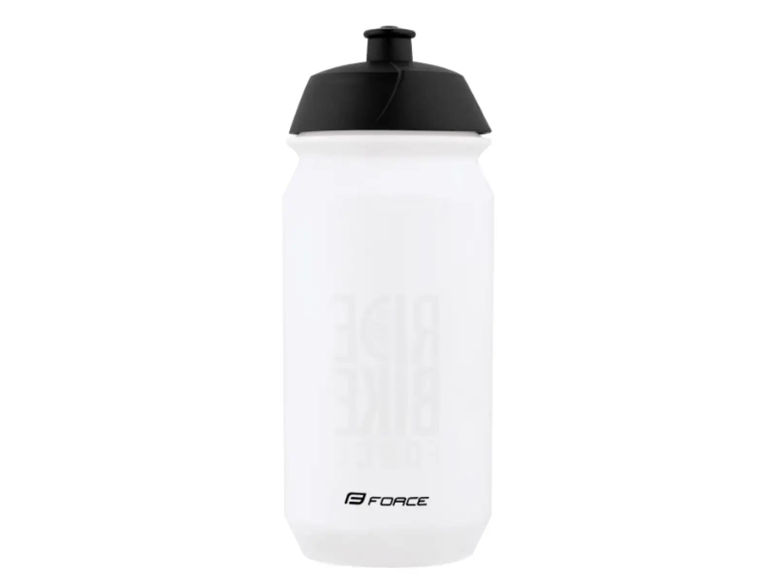 Force Ride Bike bidon rowerowy 500 ml przezroczysty/czarny