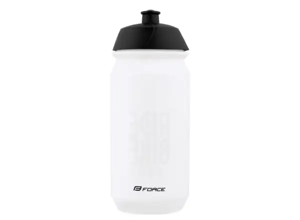 Force Ride Bike bidon rowerowy 500 ml przezroczysty/czarny